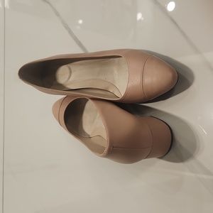 Cole Haan Leather blush block heels